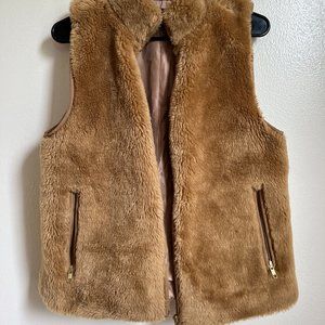 JCrew Faux Fur Vest